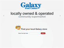 Tablet Screenshot of mygalaxyfoods.com